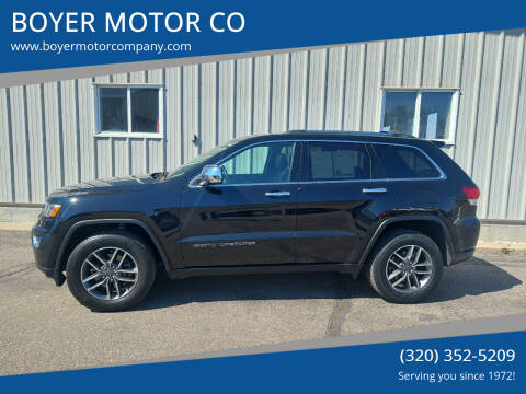 2020 Jeep Grand Cherokee for sale at BOYER MOTOR CO in Sauk Centre MN