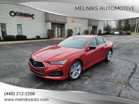 2021 Acura TLX for sale at Melniks Automotive in Berea OH