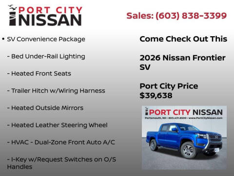 2026 Nissan Frontier SV