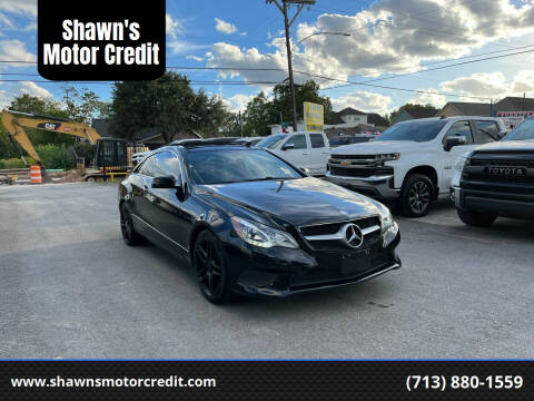 2014 Mercedes-Benz E-Class for sale at Shawn's Motor Credit in Houston TX
