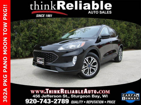 2021 Ford Escape for sale at RELIABLE AUTOMOBILE SALES, INC in Sturgeon Bay WI