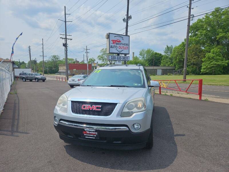 2012 GMC Acadia for sale at Brothers Auto Group - Brothers Auto Outlet in Youngstown OH