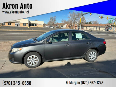2010 Toyota Corolla for sale at Akron Auto in Akron CO