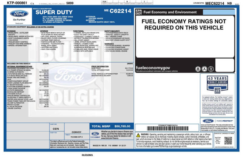 2021 Ford F-350 Super Duty