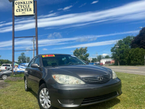 2005 Toyota Camry for sale at Conklin Cycle Center in Binghamton NY