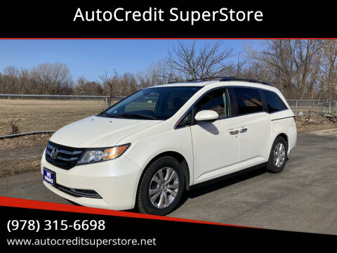 2016 Honda Odyssey for sale at AutoCredit SuperStore in Lowell MA