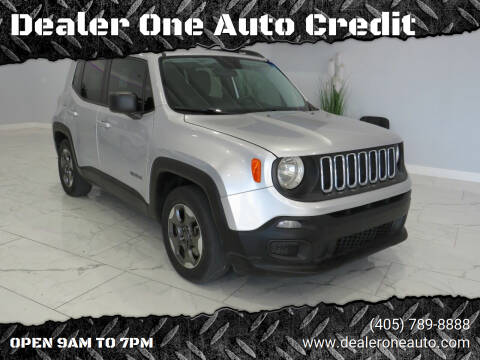 2017 Jeep Renegade for sale at Dealer One Auto Credit in Oklahoma City OK