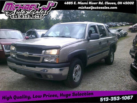 2003 Chevrolet Avalanche for sale at MICHAEL J'S AUTO SALES in Cleves OH