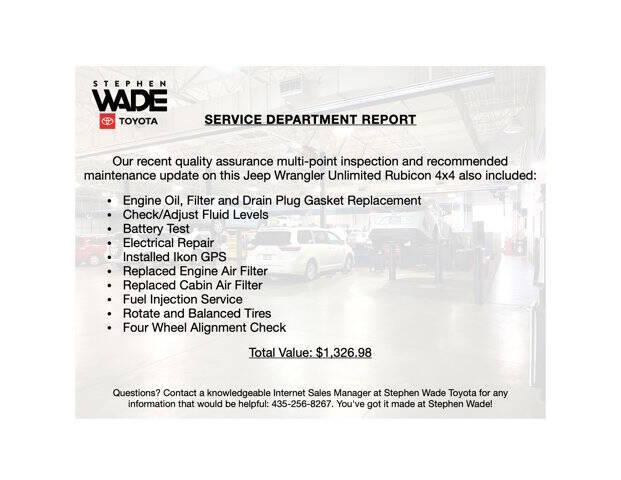 2019 Jeep Wrangler Unlimited Rubicon