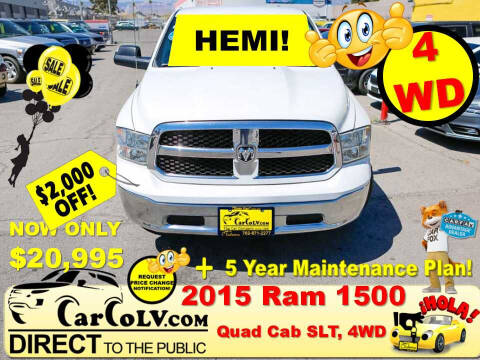 2015 RAM 1500 for sale at The Car Company in Las Vegas NV