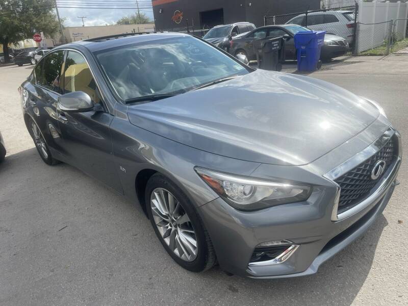2018 Infiniti Q50 for sale at KINGS AUTO SALES in Hollywood FL