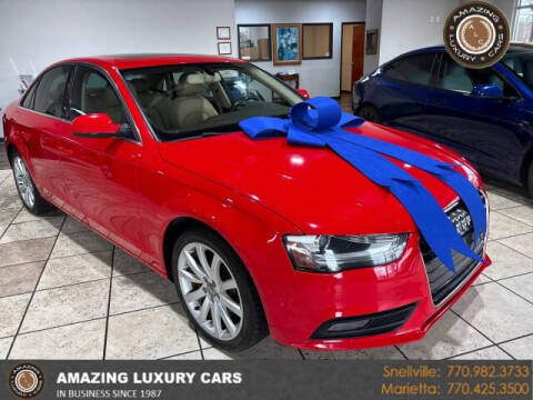 2013 Audi A4 for sale at Amazing Luxury Cars in Snellville GA