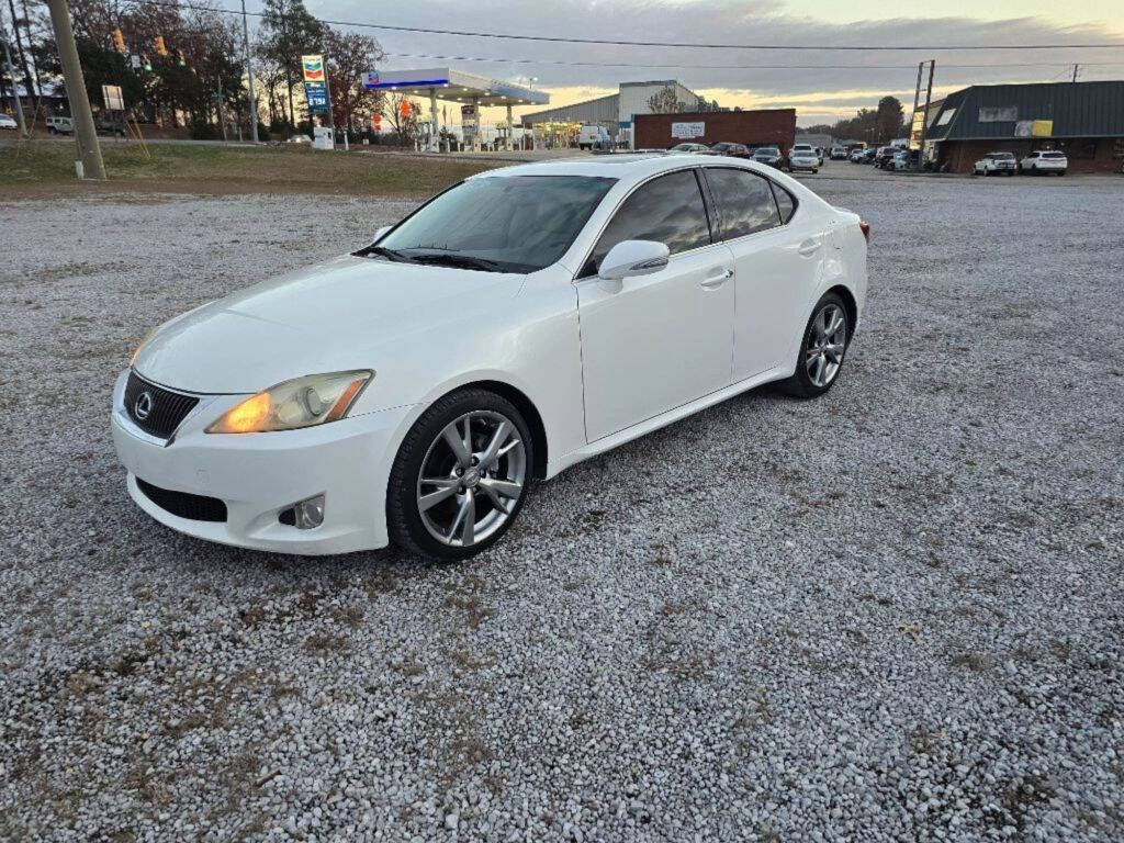 White 2009 Lexus IS 250 Base 4dr Sedan 6M 1
