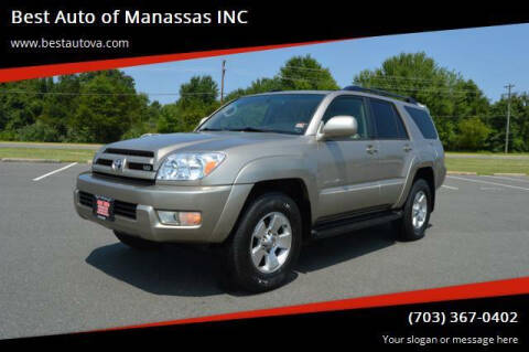 2005 Toyota 4Runner for sale at Best Auto of Manassas INC in Manassas VA