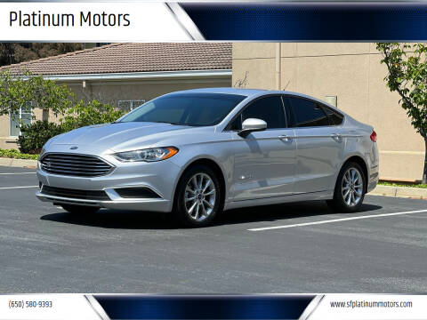 2017 Ford Fusion Hybrid for sale at Platinum Motors in San Bruno CA