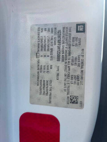 2017 GMC Savana 2500