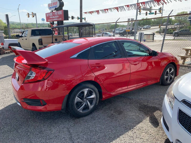 Used 2021 Honda Civic LX with VIN 2HGFC2F69MH521603 for sale in Mcalester, OK