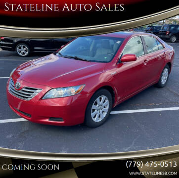 2008 Toyota Camry Hybrid for sale at Stateline Auto Sales in South Beloit IL