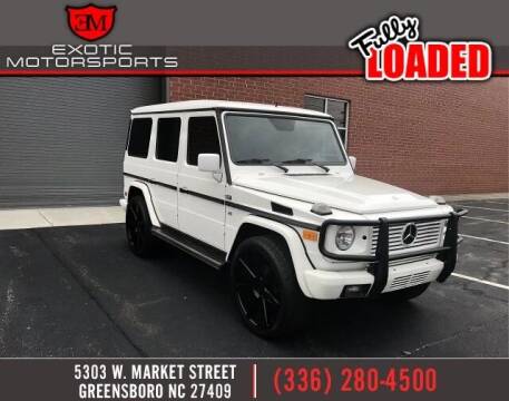 2002 Mercedes-Benz G-Class for sale at Exotic Motorsports in Greensboro NC