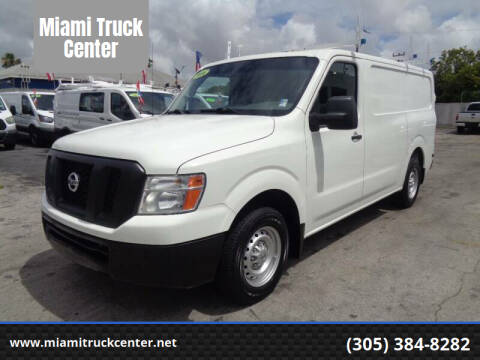 2016 Nissan NV for sale at Miami Truck Center in Hialeah FL