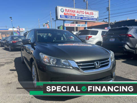 2013 Honda Accord for sale at Rayan Auto Sales in Plainfield NJ