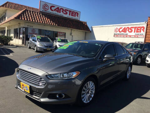 2013 Ford Fusion Energi for sale at CARSTER in Huntington Beach CA