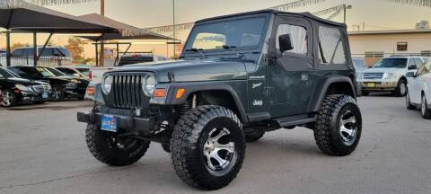 2002 Jeep Wrangler for sale at Elite Motors in El Paso TX