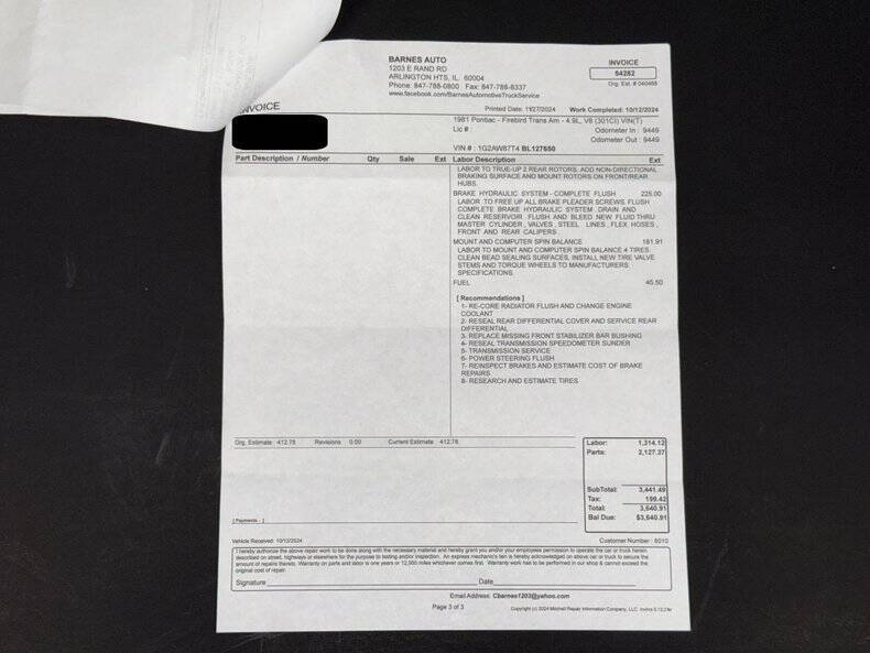 1981 Pontiac Firebird Trans Am