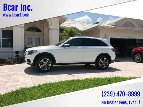 2019 Mercedes-Benz GLC for sale at Bcar Inc. in Fort Myers FL