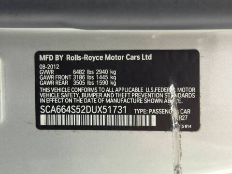 2013 Rolls-Royce Ghost