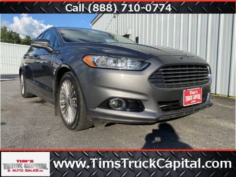 2013 Ford Fusion for sale at TTC AUTO OUTLET/TIM'S TRUCK CAPITAL & AUTO SALES INC ANNEX in Epsom NH