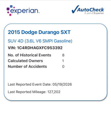 2015 Dodge Durango SXT
