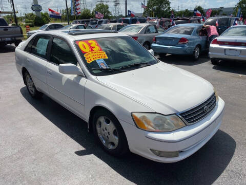 2003 Toyota Avalon for sale at Texas 1 Auto Finance in Kemah TX