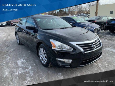 2015 Nissan Altima for sale at DISCOVER AUTO SALES in Racine WI