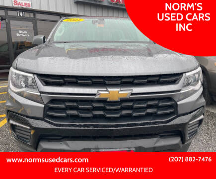2021 Chevrolet Colorado for sale at NORM'S USED CARS INC in Wiscasset ME