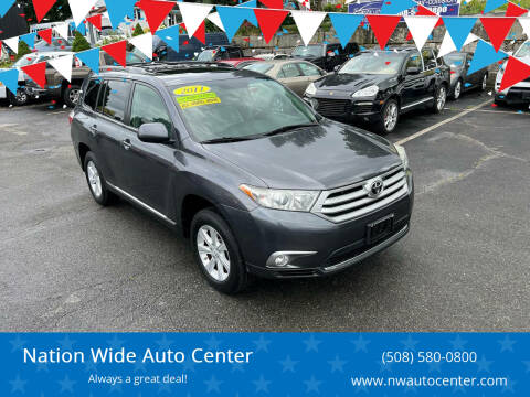 2011 Toyota Highlander for sale at Nation Wide Auto Center in Brockton MA