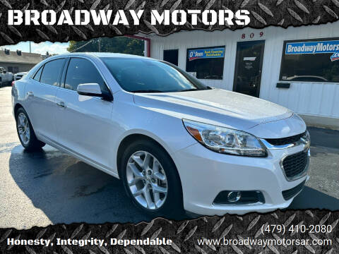 2016 Chevrolet Malibu Limited for sale at BROADWAY MOTORS in Van Buren AR