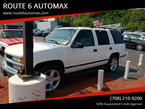 1999 Chevrolet Tahoe for sale at ROUTE 6 AUTOMAX in Markham IL