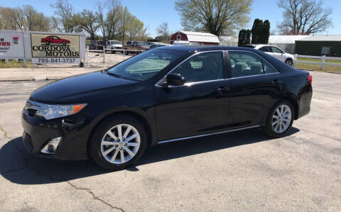 2012 Toyota Camry for sale at Cordova Motors in Lawrence KS