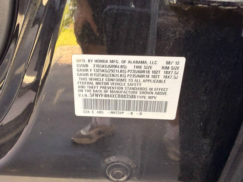 2012 Honda Pilot EX