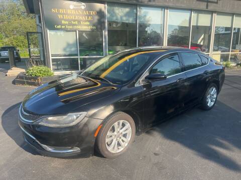 2015 Chrysler 200 for sale at Suburban Auto Wholesale LLC in Eastpointe MI