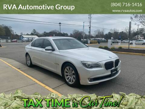 2009 BMW 7 Series for sale at RVA Automotive Group in Richmond VA