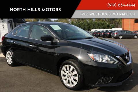 2017 Nissan Sentra for sale at NORTH HILLS MOTORS in Raleigh NC
