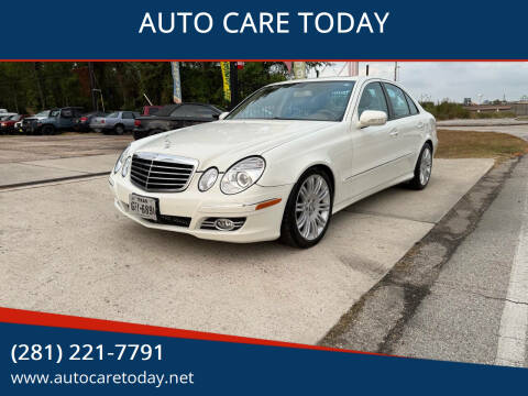 2008 Mercedes-Benz E-Class for sale at AUTO CARE TODAY in Spring TX