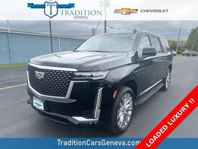 2021 Cadillac Escalade ESV for sale at Tradition Chevrolet in Geneva NY