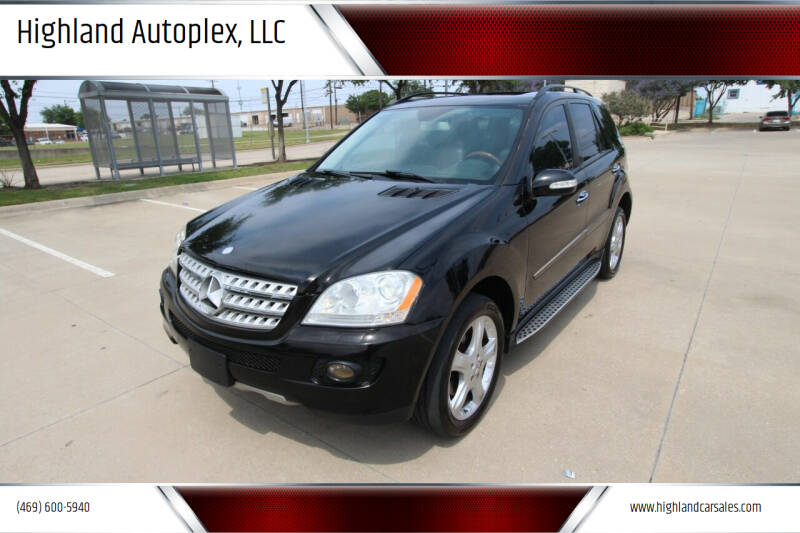 2007 Mercedes-Benz M-Class for sale at Highland Autoplex, LLC in Dallas TX