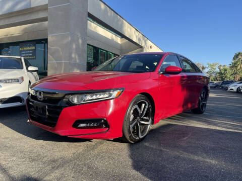 2018 Honda Accord for sale at AutoHaus in Colton CA