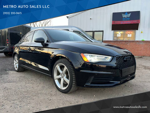 2016 Audi A3 for sale at METRO AUTO SALES LLC in Lino Lakes MN