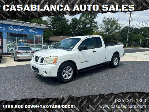 2005 Nissan Titan for sale at CASABLANCA AUTO SALES in Greensboro NC