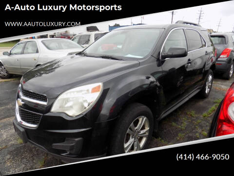 2011 Chevrolet Equinox for sale at A-Auto Luxury Motorsports in Milwaukee WI